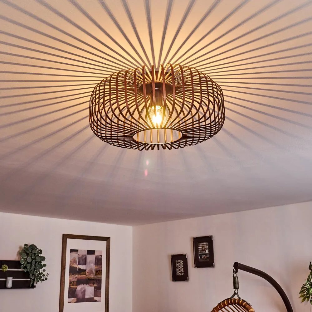 Wemude Deckenleuchte Kupferfarben, Schwarz, 1-flammig H3016145