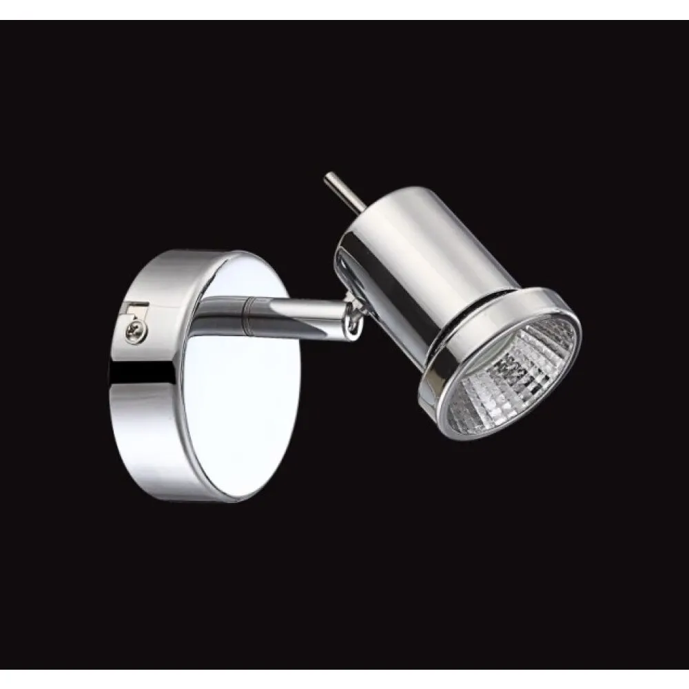 Wofi HOORN Wandleuchte LED Chrom, 1-flammig W450301010000