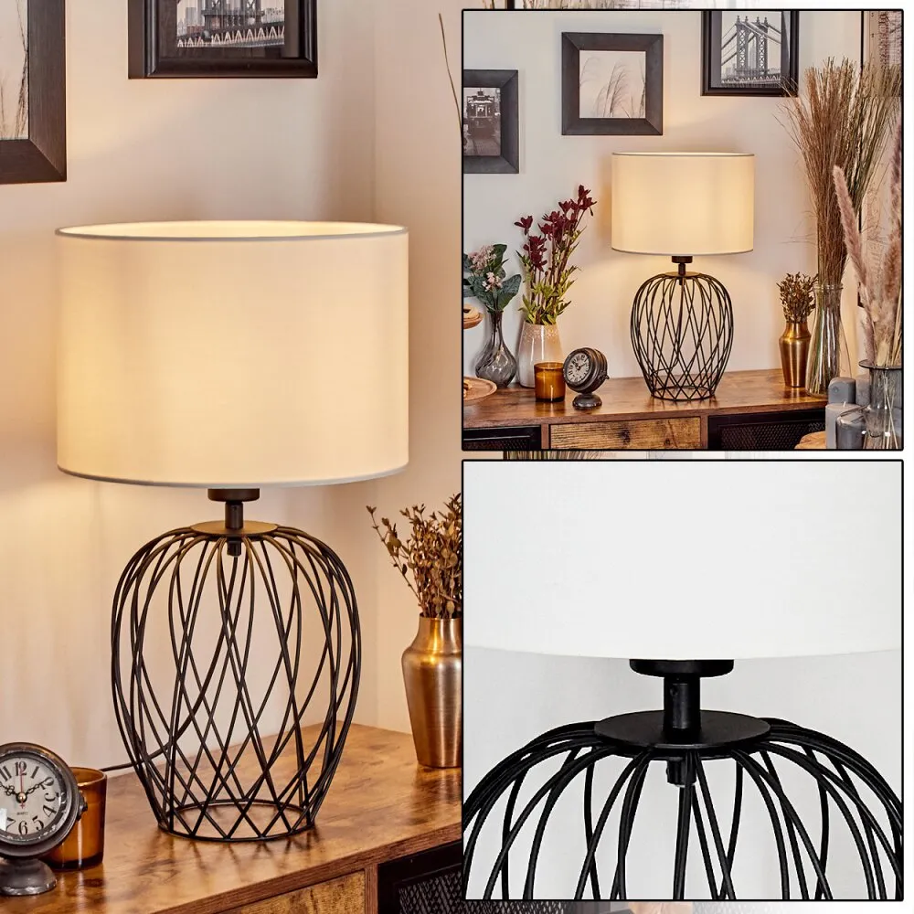 Yomar Tischleuchte Schwarz, 1-flammig H9025993