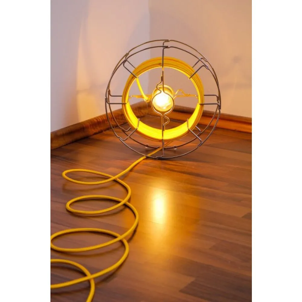 Zava Luce Arianna Bodenleuchte Chrom, 1-flammig Arianna-gelb-DO1