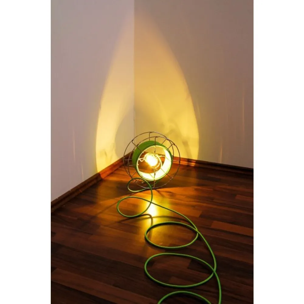 Zava Luce Arianna Bodenleuchte Chrom, 1-flammig Arianna-grün-DO1